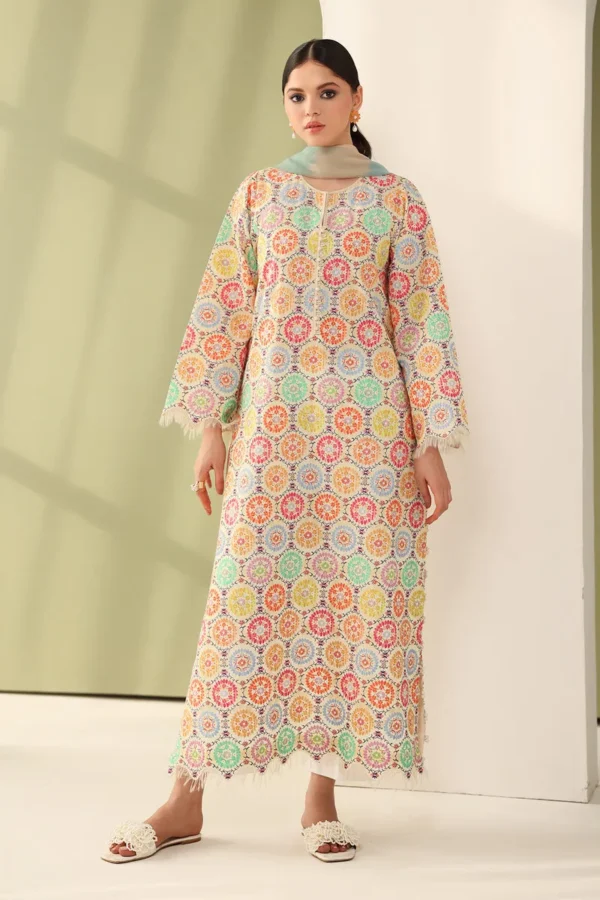 Baroque Embroidered Printed Lawn UF-4178