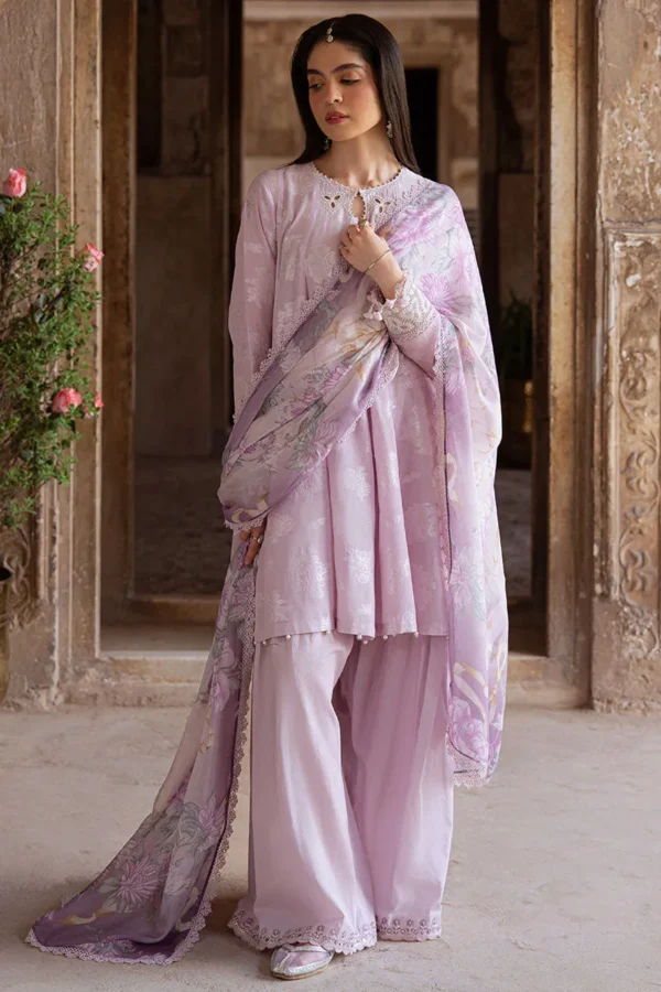 Cross Stitch Eid Lawn 25 - Lavender Bliss