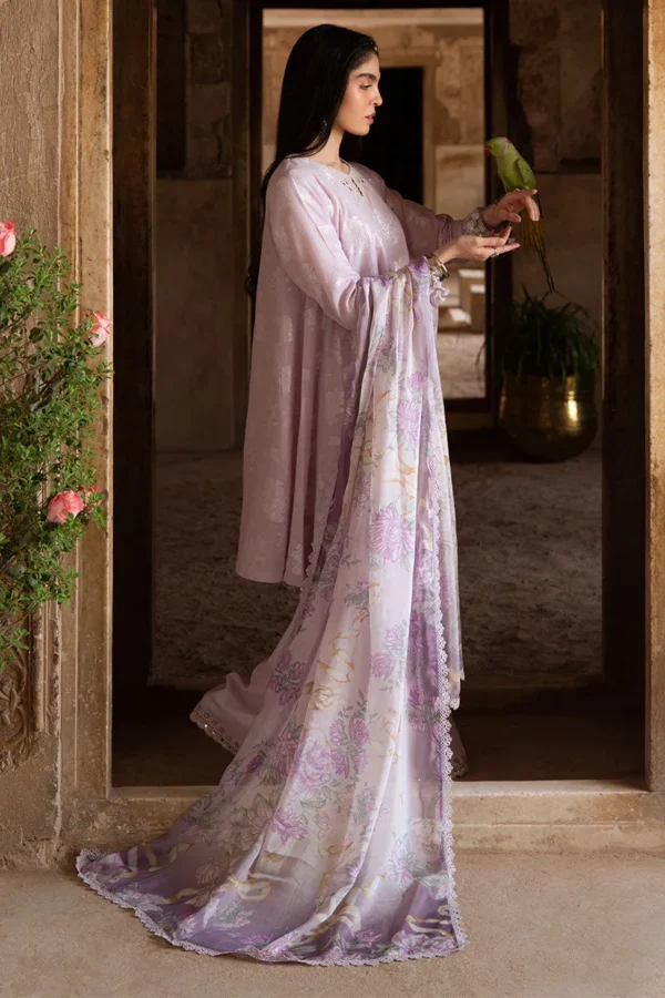 Cross Stitch Eid Lawn 25 - Lavender Bliss