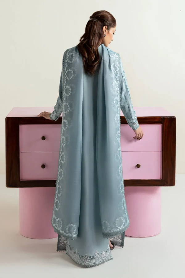 Afrozeh Basic Pret 25 - Blue Melon