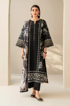 Baroque Digital Printed Lawn UF-4204