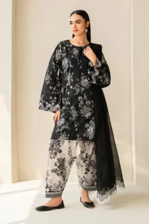 Baroque Digital Printed Lawn UF-4207