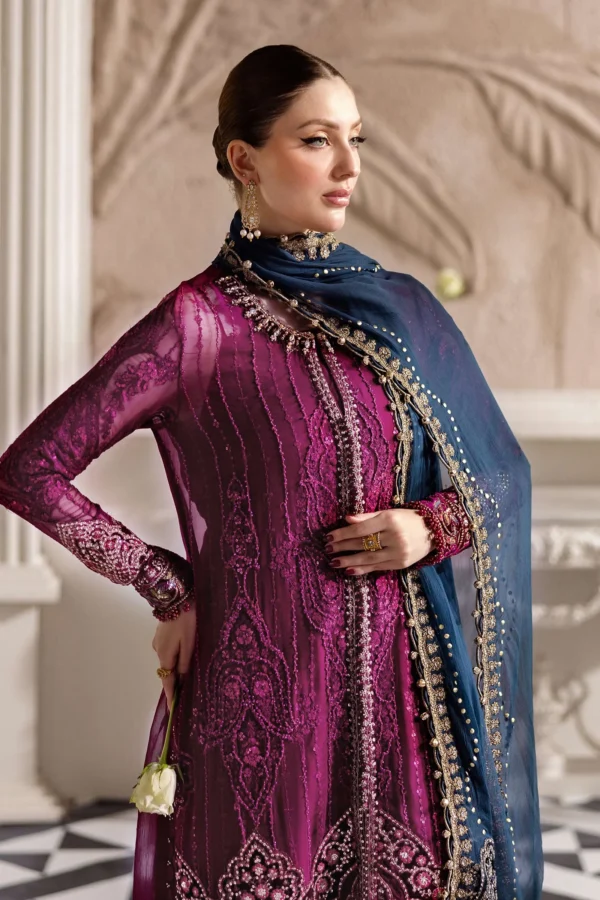 Maria B Embroidered Chiffon | MPC-25-102