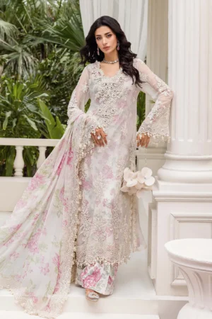 Maria B Embroidered Chiffon | MPC-25-101