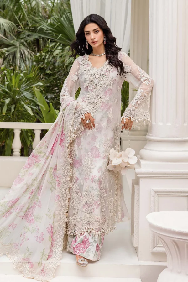 Maria B Embroidered Chiffon | MPC-25-101