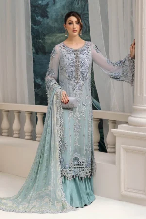 Maria B Embroidered Chiffon | MPC-25-108