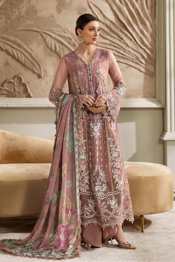 Maria B Embroidered Chiffon | MPC-25-105