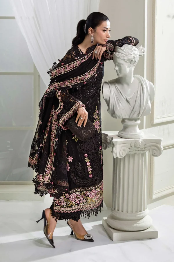 Maria B Embroidered Chiffon | MPC-25-104