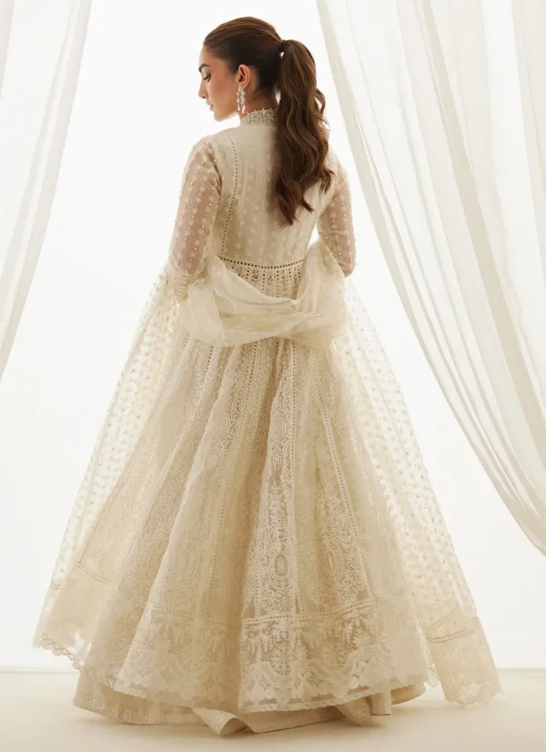 Farah Talib Aziz Wedding Luxe Pret - Vern Ivory