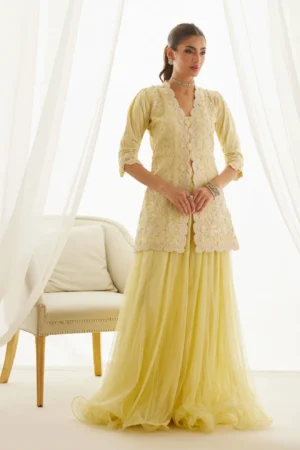 Farah Talib Aziz Wedding Luxe Pret - Lavin Lemon