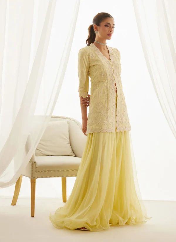 Farah Talib Aziz Wedding Luxe Pret - Lavin Lemon