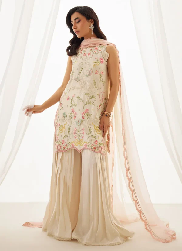 Farah Talib Aziz Wedding Luxe Pret - Anouk Ivory