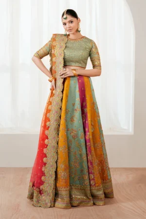 Baroque Embroidered Silk SF-4036