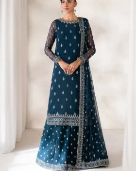 Baroque Embroidered Chiffon SF-4142