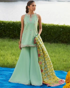 Farah Talib Aziz Mayna Festive Luxe Pret - Cascade