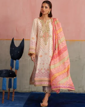 Farah Talib Aziz Mayna Festive Prints - Isa Ivory