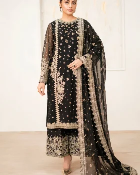 Baroque Embroidered Chiffon SF-4038