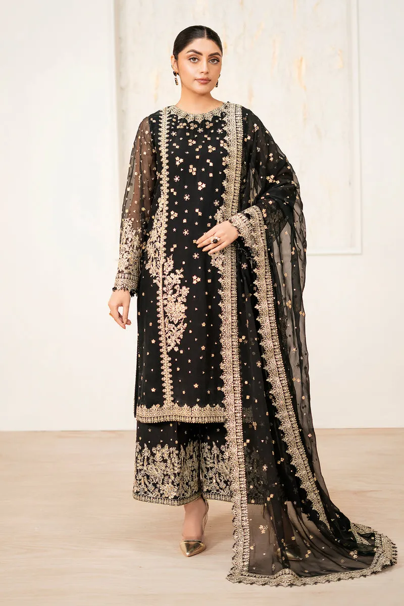 Baroque Embroidered Chiffon SF-4038