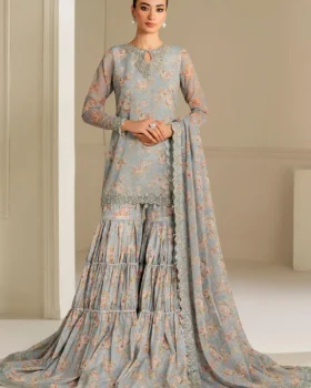 Baroque Embroidered Chiffon SF-4165