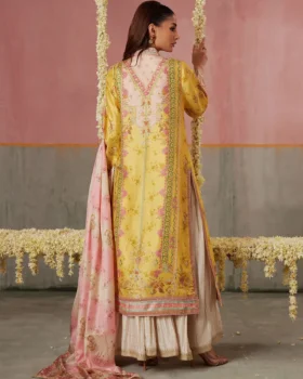 Farah Talib Aziz Mayna Festive Prints - Mogra Buttercup