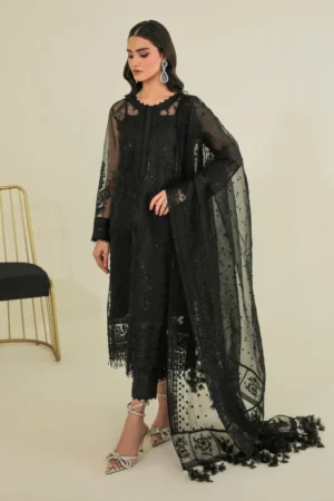 Baroque Embroidered Organza SF-235