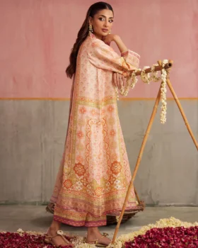 Farah Talib Aziz Mayna Festive Prints - Eda Apricot