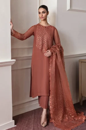 Baroque Embroidered Chiffon SF-296