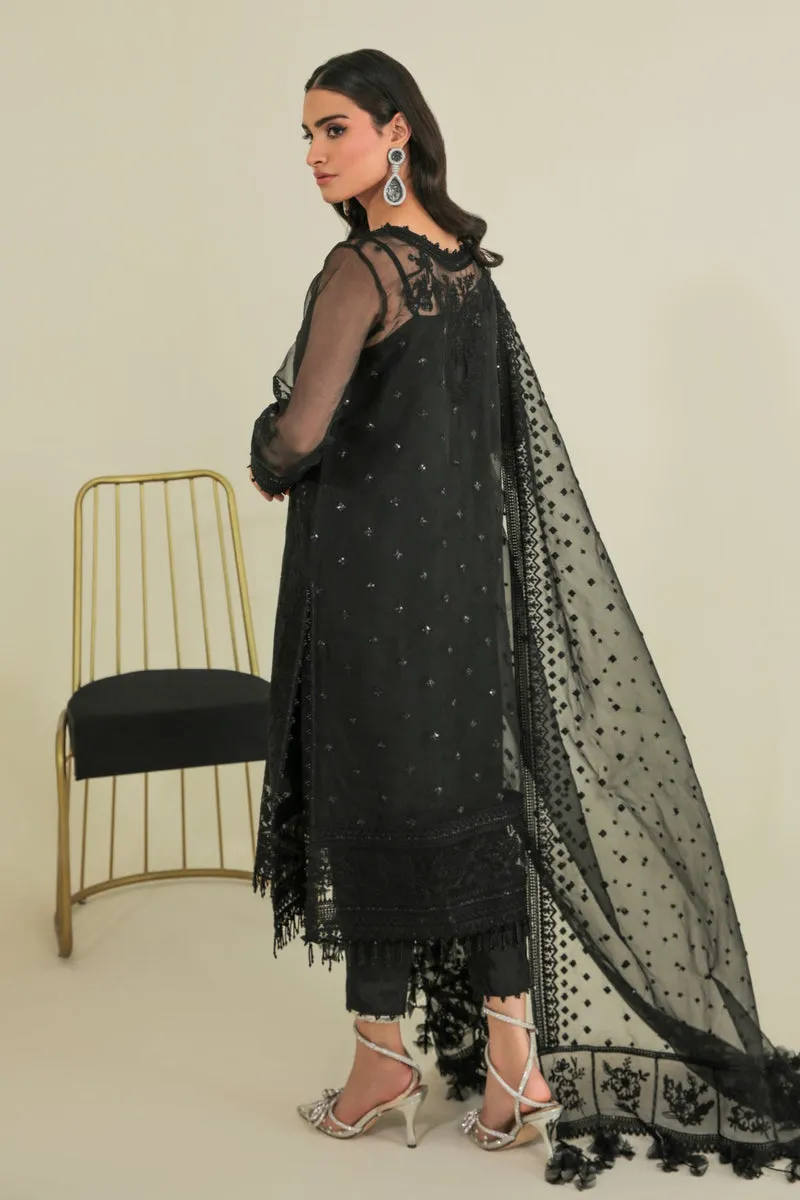 Baroque Embroidered Organza SF-235