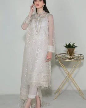 Baroque Embroidered Organza SF-186