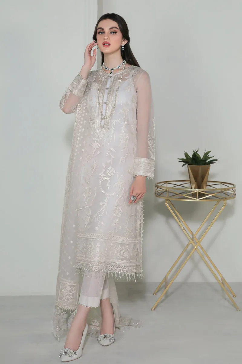 Baroque Embroidered Organza SF-186