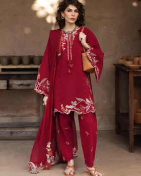 Crimson Mitti Winter Pret 25 - Nina Nakhray