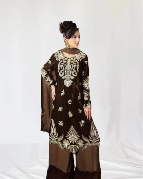 Saira Rizwan Velvet Pret 25 - Gurr-SRVP25-09