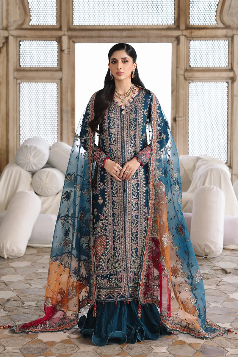 Qalamkar Shadmaani Formals - RH-02 Neelam