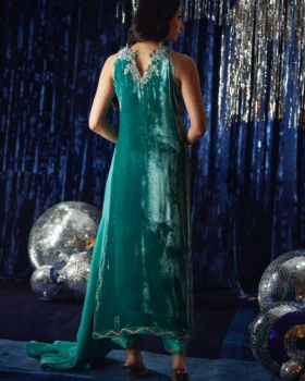 Farah Talib Aziz Velvet Fete - Ansy Aqua