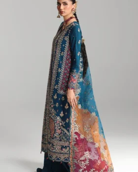 Qalamkar Shadmaani Formals - RH-02 Neelam