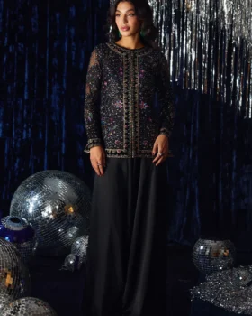 Farah Talib Aziz Velvet Fete - Lumi Organza