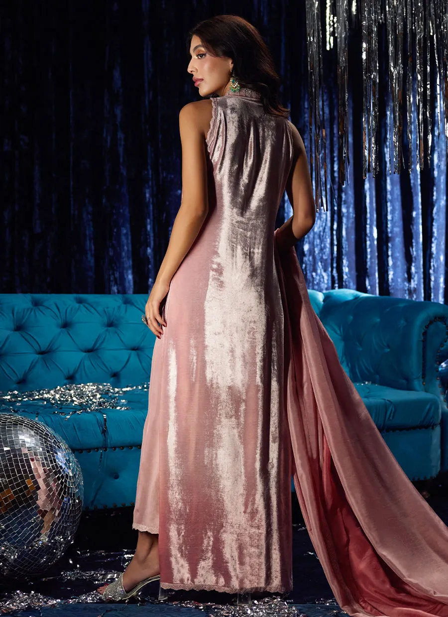 Farah Talib Aziz Velvet Fete - Calista Misty Rose