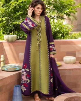 Crimson Mitti Winter Pret 25 - Rani Vougue(Turquoise)