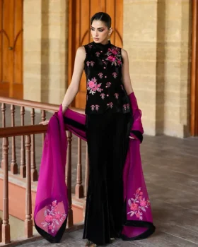 Zainab Chottani Velura Velvet Edit 25 - Keir Vest