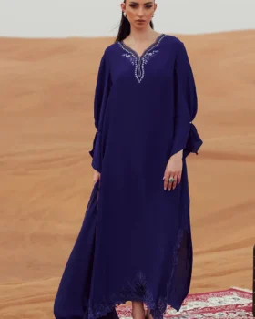 Zainab Salman Silk Solids 26 - Cadbury Purple