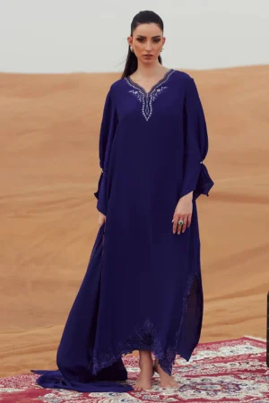 Zainab Salman Silk Solids 26 - Cadbury Purple