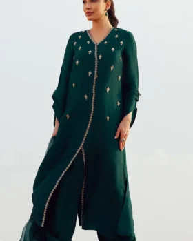 Zainab Salman Silk Solids 26 - Forest Pines