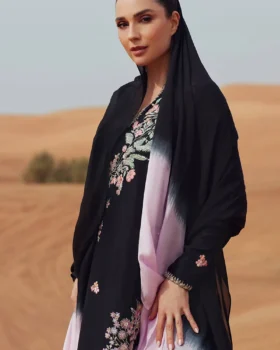 Zainab Salman Silk Solids 26 - Black Charm