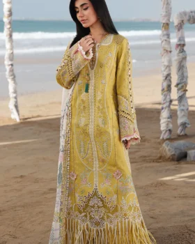 Qalamkar Sahil Luxury Lawn 26 - SA-07 HIRA