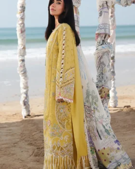 Qalamkar Sahil Luxury Lawn 26 - SA-07 HIRA