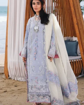 Qalamkar Sahil Luxury Lawn 26 - SA-08 ZAYNA