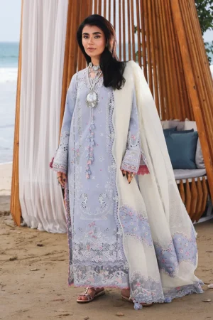 Qalamkar Sahil Luxury Lawn 26 - SA-08 ZAYNA
