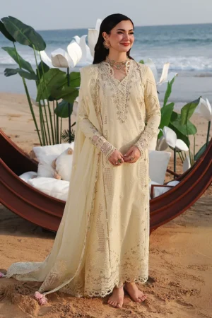 Qalamkar Sahil Luxury Lawn 26 - SA-03 SAFA