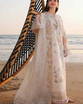 Qalamkar Sahil Luxury Lawn 26 - SA-10 ILARA