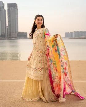 Faiza Saqlain Aya Luxury Lawn 26 - Merjem